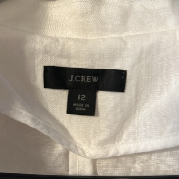 J. Crew white linen blazer - Picture 2 of 3